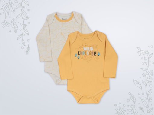 Fiú hosszú ujjú body 2 db-os szett