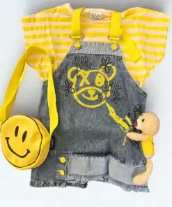 Girls Summer Dress With Bag